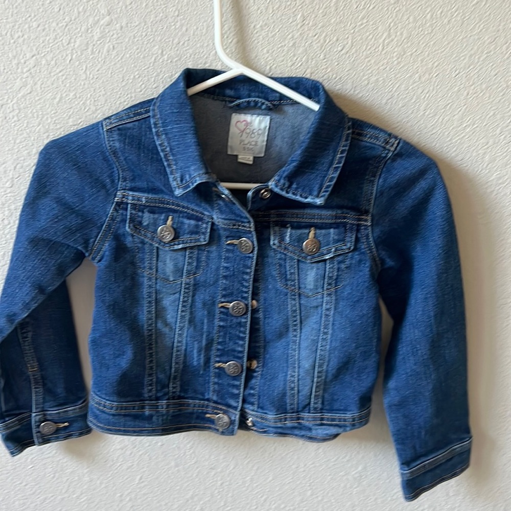 Children’s place Jean jacket girls size 5/6